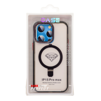 CASE PERFECT CLEAN CASE WITH MAGSAFE RING IPHONE 15PROMAX