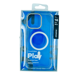 MomaxPlay-iPhone16 ProMax CLEAN CASE WITH MAGSAFE
