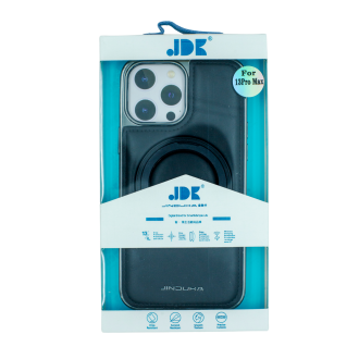 JDK3-iPhone 13ProMax BLACK AND BROWN WITH RING